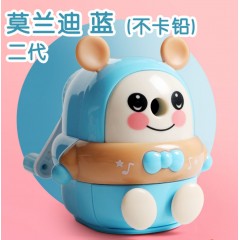 轉(zhuǎn)筆刀小學(xué)生削筆刀手搖自動進(jìn)鉛卡通削筆器大女兒童機器人刨筆器