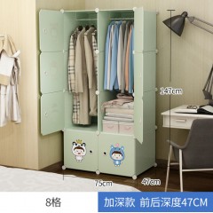 簡易收納柜子家用衣柜現代簡約經濟型組裝塑料臥室布藝衣櫥宿舍掛