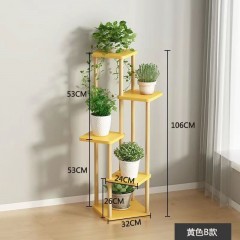 花架子室內家用落地式簡約陽臺置物架多層綠蘿多肉植物輕奢花盆架