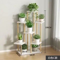 花架子室內家用落地式簡約陽臺置物架多層綠蘿多肉植物輕奢花盆架