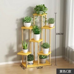 花架子室內家用落地式簡約陽臺置物架多層綠蘿多肉植物輕奢花盆架